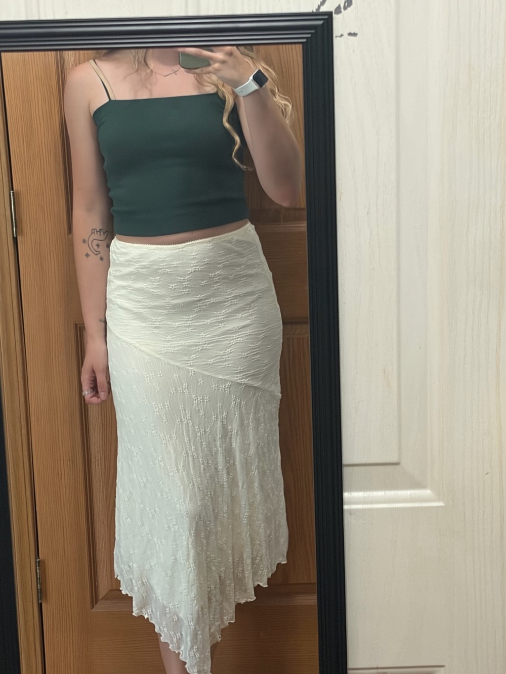 American Eagle green ribbed tank top